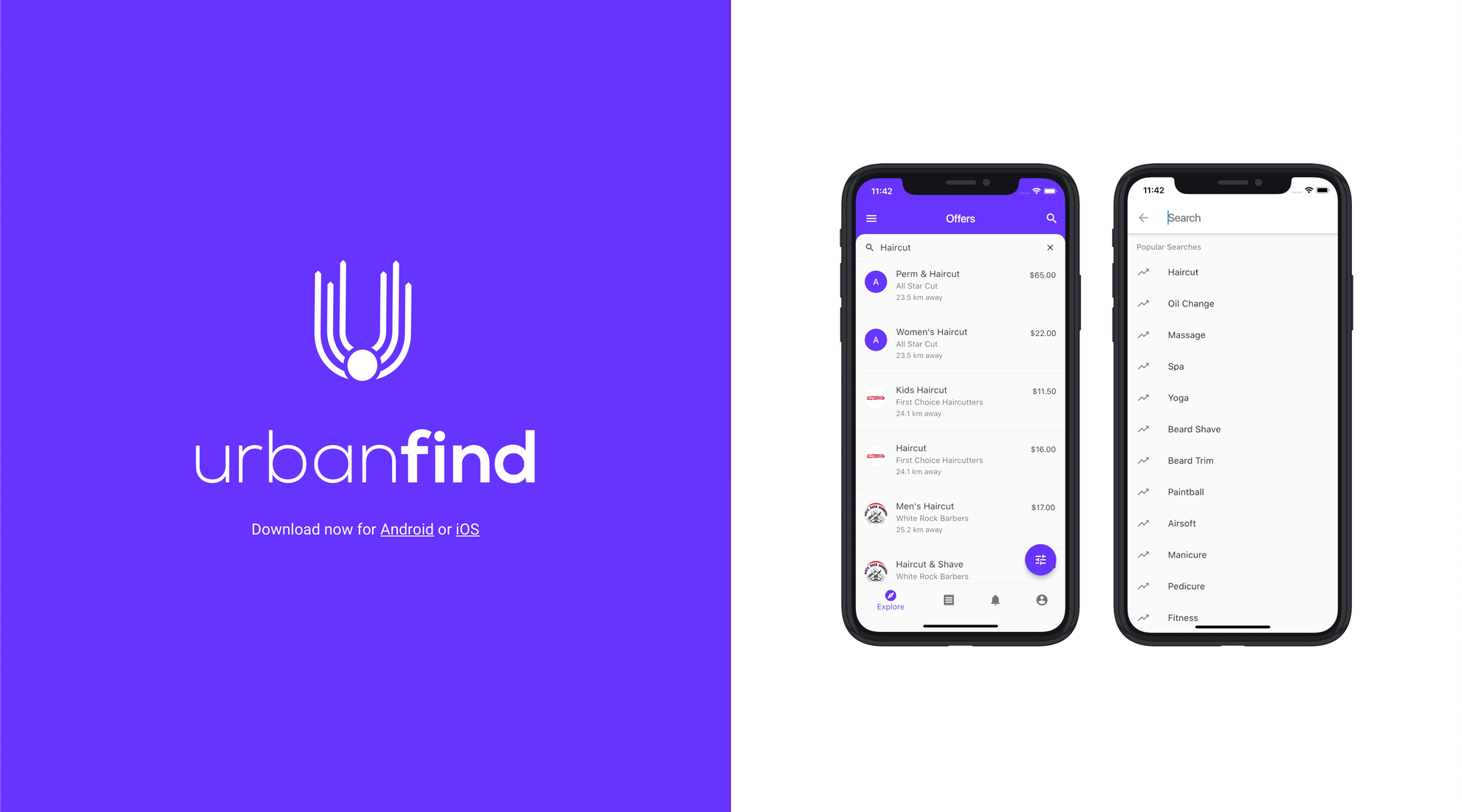 Urbanfind desktop preview